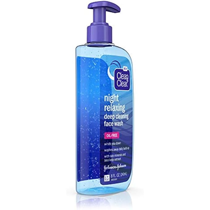 Clean & Clear غسول وجه مريح ليلي للتنظيف العميق، 8 أونصات سائلة - Image 3